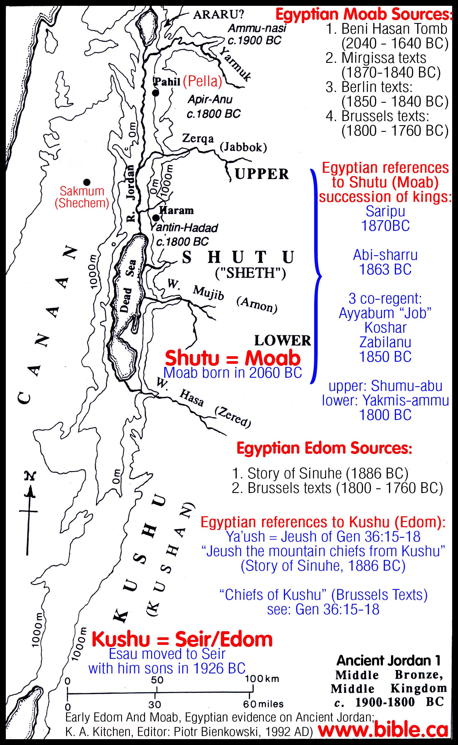 Map Of Edom