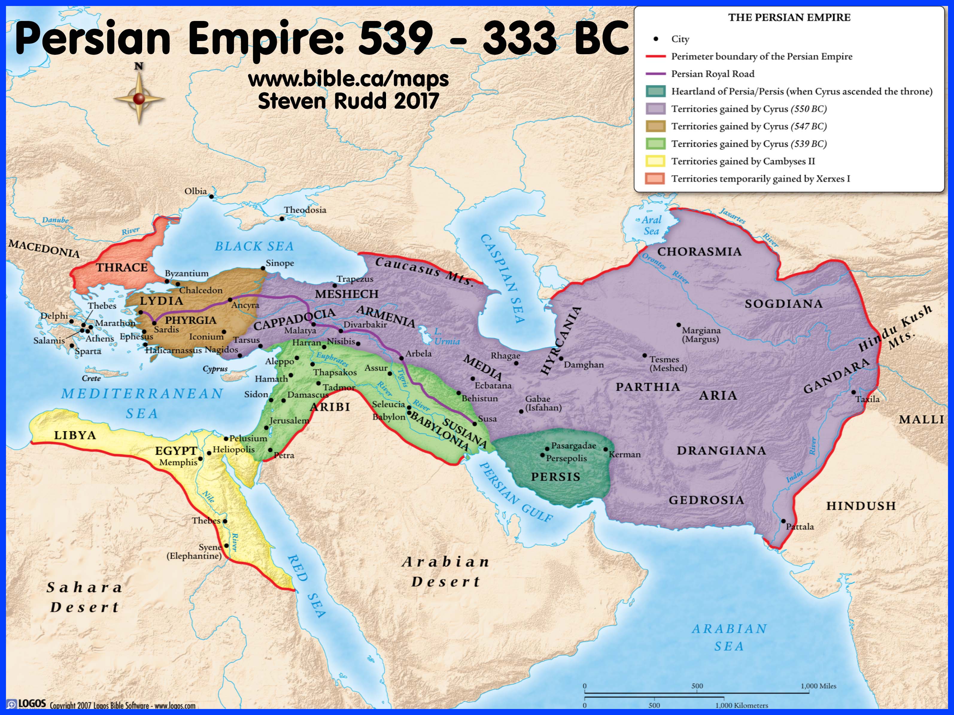 Maps Near East 500BC 