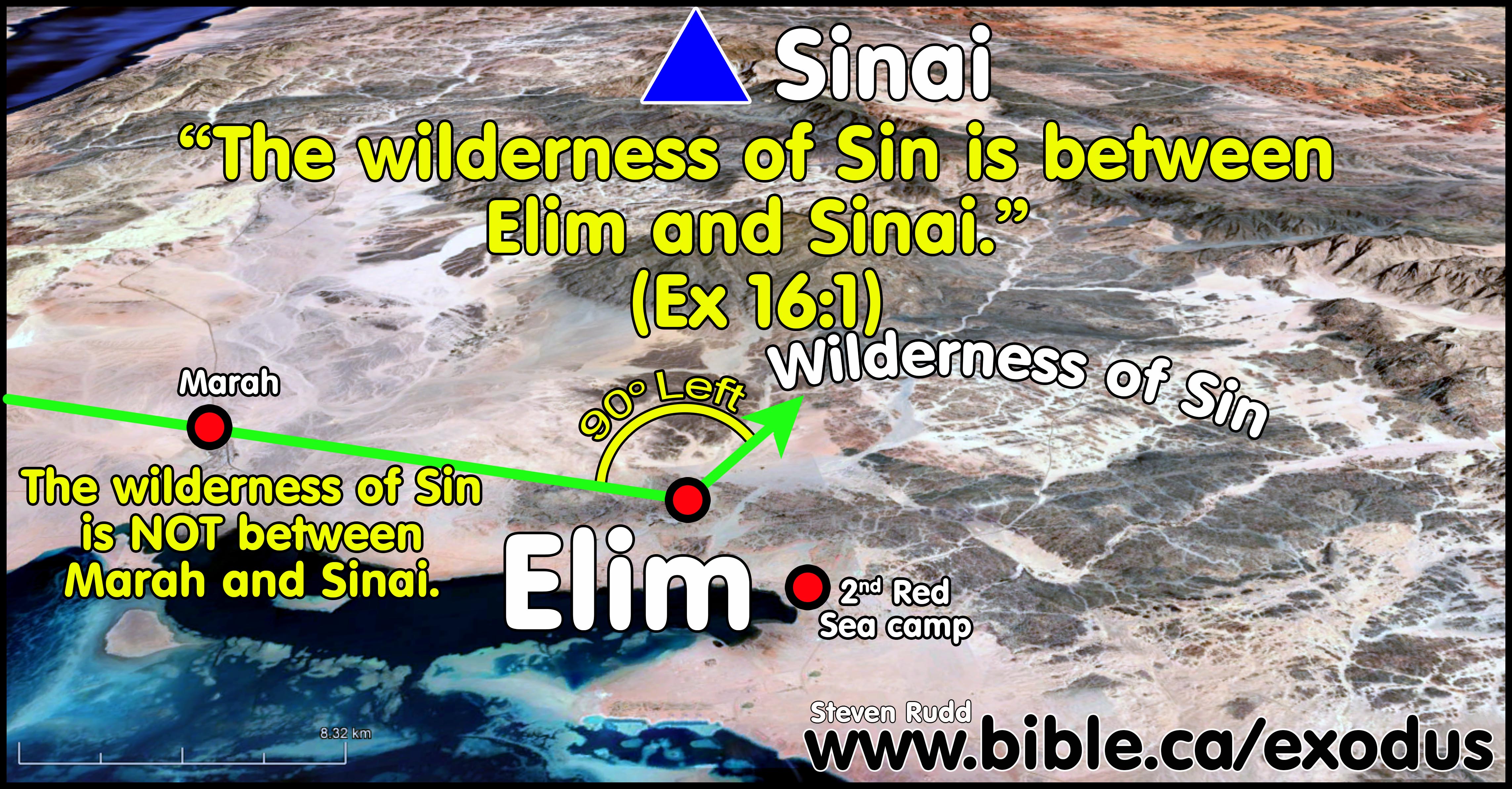 The Exodus Route Wilderness Of Sin Manna Quails Sabbath