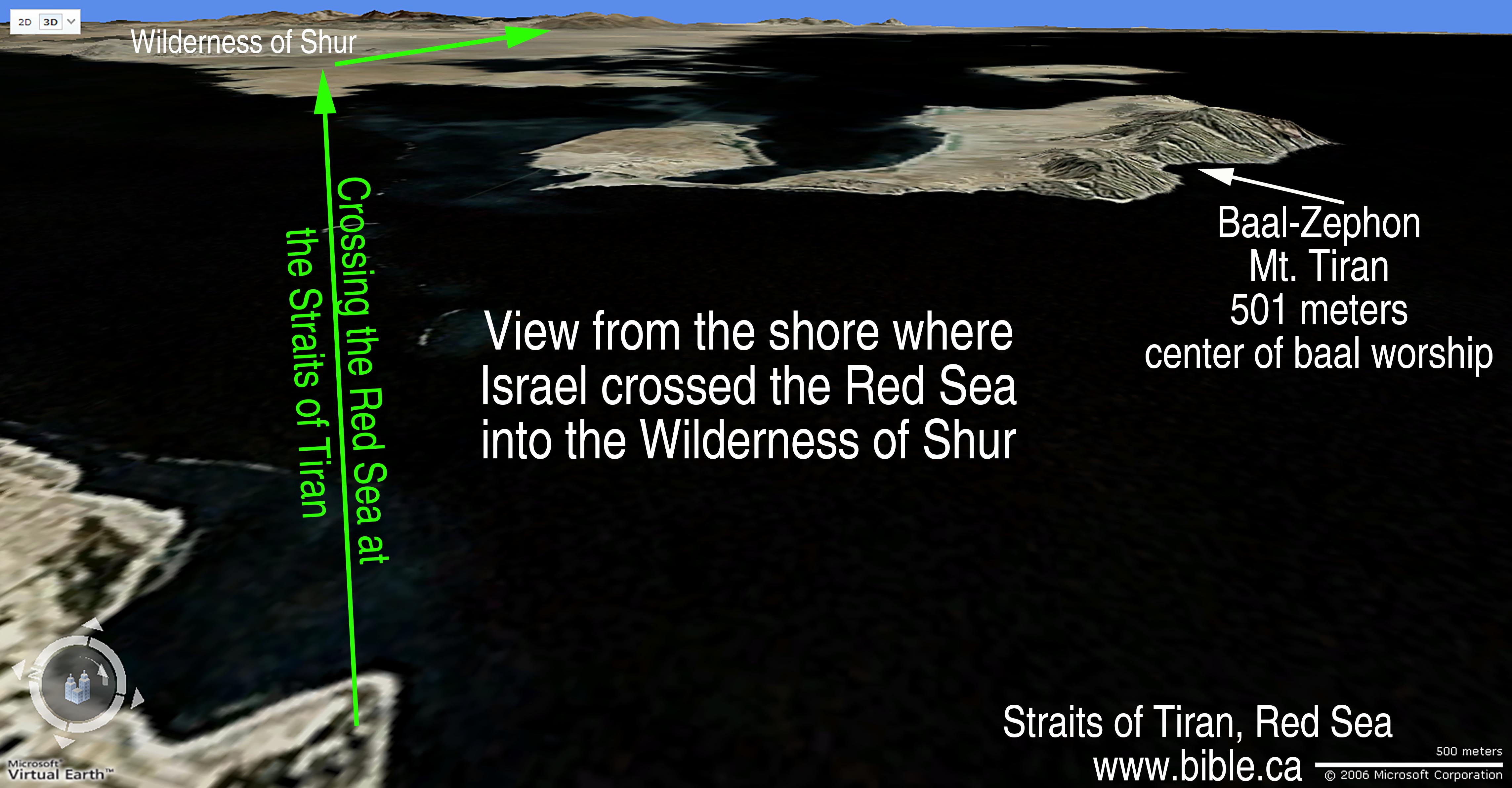 The Exodus Route Wilderness Of Shur