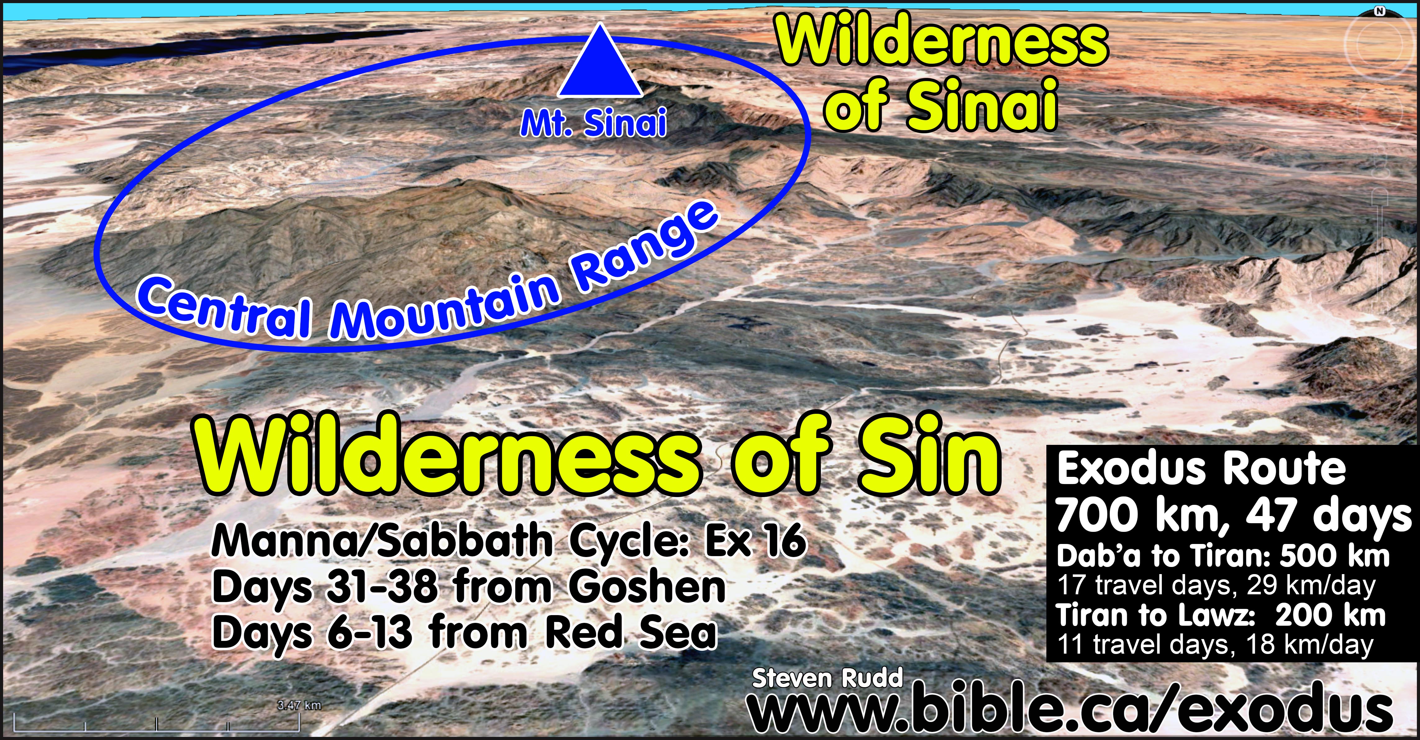 The Exodus Route Wilderness Of Sin Manna Quails Sabbath